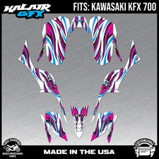 Graphics Kit for Kawasaki ATV KFX700 (All Years) Swift Series - MAGENTA