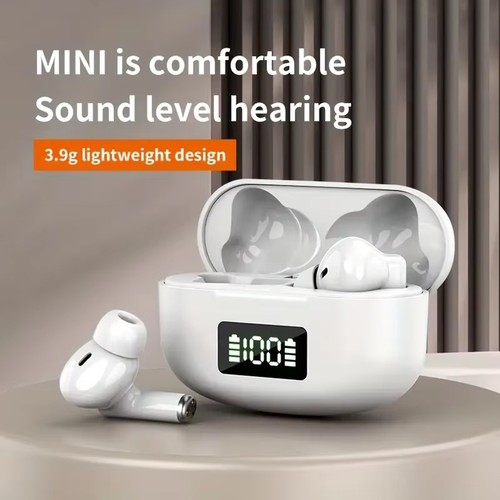 Nuevos Auriculares Inalámbricos Deportivos Blancos, Bluetooth 5.0, Micrófonos Incorporados - Imagen 5 de 16