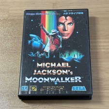 Michael Jackson's Moonwalker MEGA DRIVE MD G-4028 SEGA 1990 w/ Box Manual Used