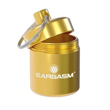 Keychain Earplug Travel Carrying Case - Convenient Metal Waterproof Keychain ...