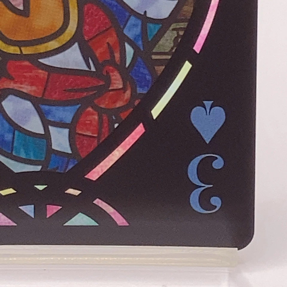 Donald Duck Disney Buntglas Spielkarte Poker Japanisch Pik 3 Japan Selten - Bild 4 von 4