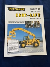 Pettibone Super 20 Swivel Claim Cary-Lift C-204-G Dealer Sales Brochure