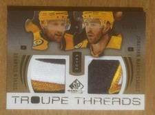 2025-26 SP Game Used Troupe Threads Nashville Stamkos Marchessault 1/25 Patches