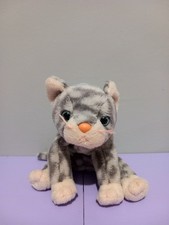 Ty Beanie Babies Grey And White Silver The Tabby Cat Plush Toy Soft Toy