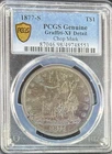 1877-S Trade Silver Dollar PCGS Genuine XF Details (Cleaned)  Trade Dollar