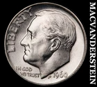 1960-D Roosevelt Dime- Silver- Choice Gem Brilliant Uncirculated Luster #J5792