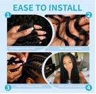 Deep Wave Boho Human Hair Bundles 28" Boho Hair for Braiding - Compare at $159 — photo 4