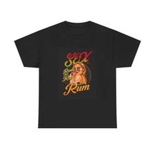 Sex And Rum Tshirt Party Beach graphic Florida Unisex Heavy Cotton Tee
