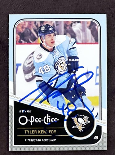 Ronde De Hockey Officielle - Tyler Kennedy Signée - Pittsburgh Penguins - Authentique