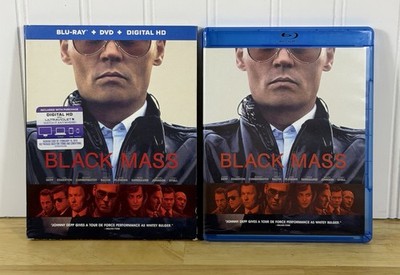 Black Mass (Blu-Ray + DVD, 2015) W/ Slipcover, Near Mint Discs!
