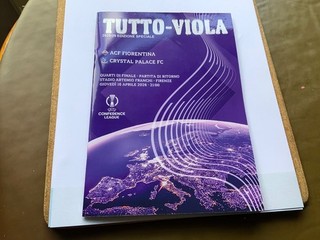 Fiorentina v Crystal Palace 16.4.2026 UEFA Conference League 1/4 final 2nd leg
