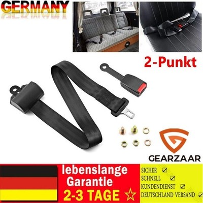 2 Punkt Beckengurt Sicherheitsgurt E4 Automatik Stapler Baumaschiene PKW BUS