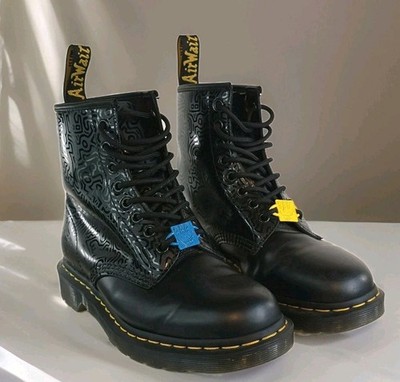 DR. MARTENS X KEITH HARING 1460 KH FIG LIMITED ED. BOOTS  display picture 1