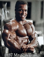 SHAWN RAY SIGNED 11X14 PHOTO IFBB HALL OF FAME RACC TRUSTED THE GIANT KILLER J