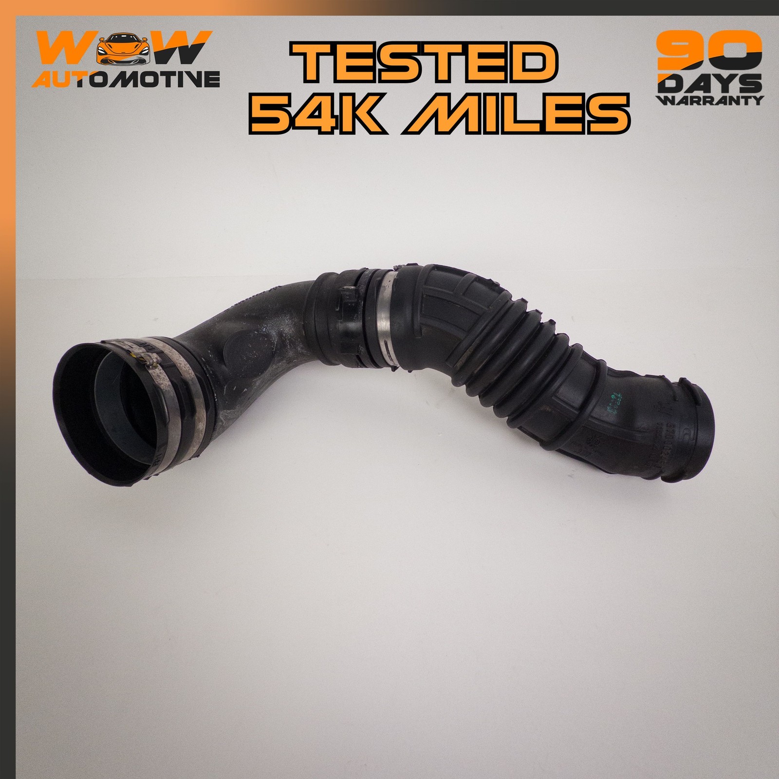 13-19 MASERATI GHIBLI FRONT RIGHT LOWER AIR INTAKE DUCT PIPE HOSE ASSEMBLY OEM