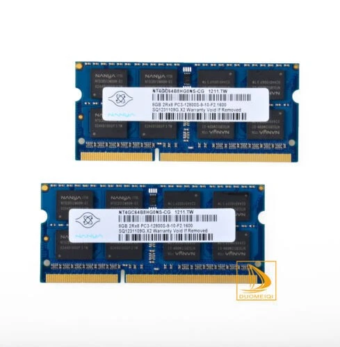 NANYA MM1352401E.1321 (2) 8GB RAM Memory Modules DDR3 1600MHz PC3-12800 "Grade A - Image 2 of 3