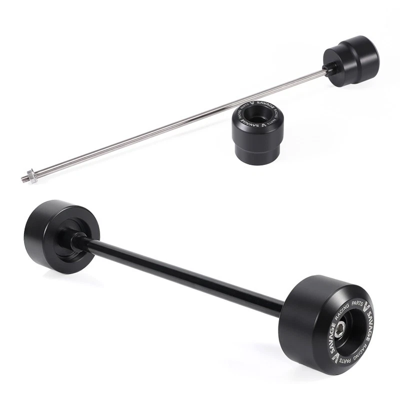 Protectores deslizantes de horquilla de eje anticaída para rueda delantera trasera para Moto Morini X-Cape 650 Foto 3 de 4