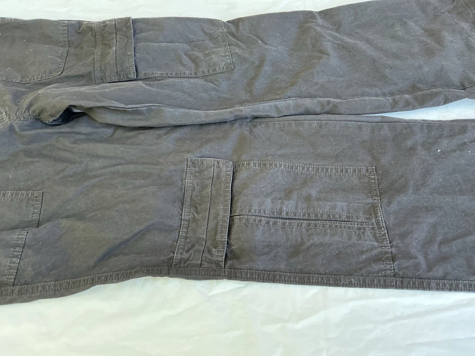 Free People Cargo Pants Black 10 Lightweight Black Pockets Utility - Image 4 of 4