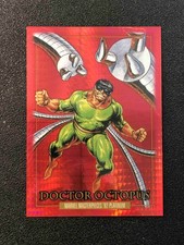 Doctor Octopus 2024 Marvel Masterpieces 92 Platinum #25 Red Prism /492