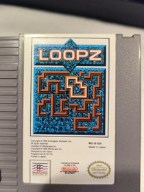 Loopz NES tested/works with instructions and dust sleeve 