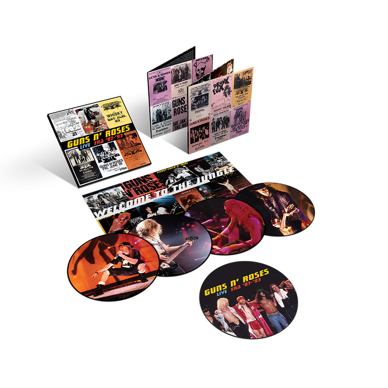 GUNS N' ROSES ‎Live Era '87-'93 4LP Deluxe Edition /500 | eBay