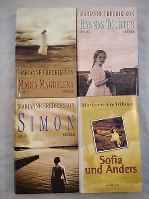 Konvolut von 4 Romanen von Marianne Fredriksson. Maria Magdalena; Hannas Töchter