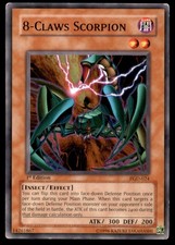 8-Claws Scorpion PGD-024 Common Pharaonic Guardian Yu-Gi-Oh 1st Edition HP