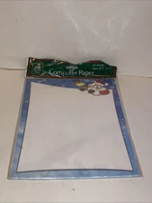 New Christmas House Computer Paper-poinsettia Border- 42 Sheets