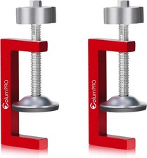 2PCS Small C-Clamps 2 Inch, C Clamp for Woodworking, Welding and Construction, F