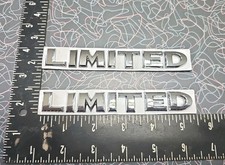 Metal Chrome Limited Emblem Letters Side Fender Door Badges 3d Sticker Decals Metal Chrome Limited Emblem Letters Side Fender Door Badges 3d Sticker Decals