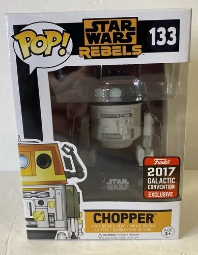 Funko POP! Star Wars Rebels Chopper #133 2017 Galactic Convention Exclusive