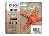 Epson 603 Multipack 4Er-Pack Schwarz Gelb Cyan Magenta Original Blister Mit RF-