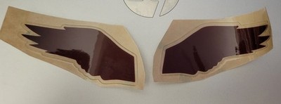Eagle Wings Decals, Dark Maroon In Color. 3 1/4'' W x 1 1/2'' H