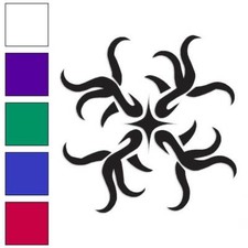 Tribal Art Vinyl Decal Sticker Multiple Colors Sizes 75