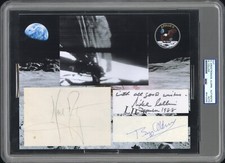 Apollo 11 ~ Signed Autographed Neil Armstrong Buzz Aldrin Mike Collins~ PSA DNA