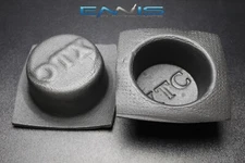 2 PCS SPEAKER BAFFLE ACOUSTIC FOAM 6" SHALLOW ROUND CAR AUDIO BASS IBBAF62