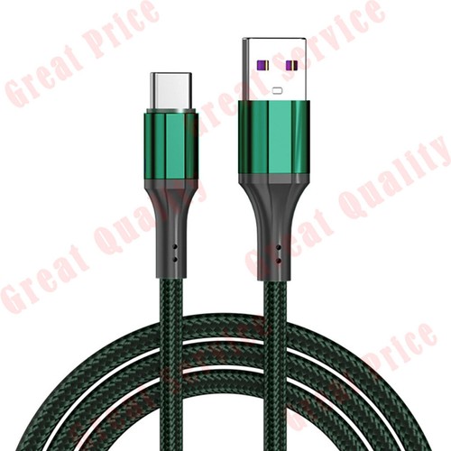 USB Type C Devices Charging and Data Transmission Cable Nylon Braided Line 3-6ft - Picture 13 of 15