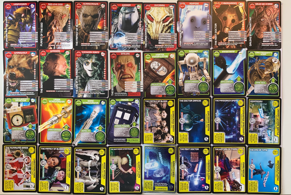 Doctor Who Monster Invasion Single Trading Cards - You Choose | eBay