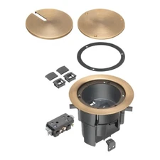 *OPEN BOX* Arlington® FLBR5420AB Floor Box Kit, Recessed Wiring Device, Bronze