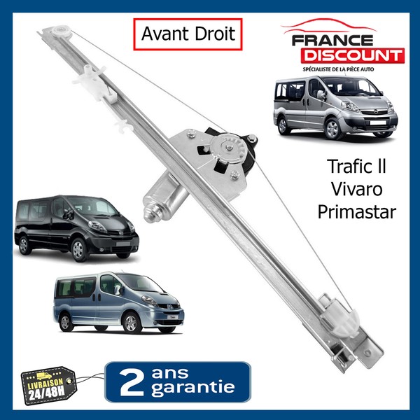 Fensterhebermechanismus Vorne Rechts FüR Renault Trafic 2 Opel Vivaro Primastar-image