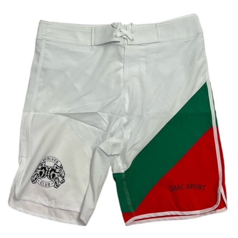 Darc Sport Men's Sacrifice Stage Shorts Boardshorts in Size 30 White/Green/Red Darc Sport Men's Sacrifice Stage Shorts Boardshorts in Size 30 White/Green/Red