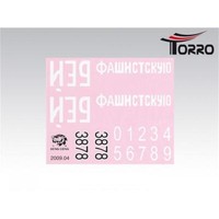 1229902019 Torro Panzer KV-1 / KW-1 - Ersatzteil - Aufkleber-Set / Decals