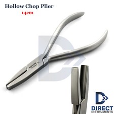 Dental Hollow Chop Pliers Orthodontic Contouring Arch-wire Forming Reshape 14cm