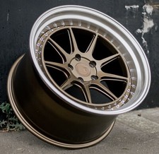 4 Pcs 18x10.5 5x114.3 22 Aodhan Dsx Bronze Machine 18 Inch Concave Wheels Set