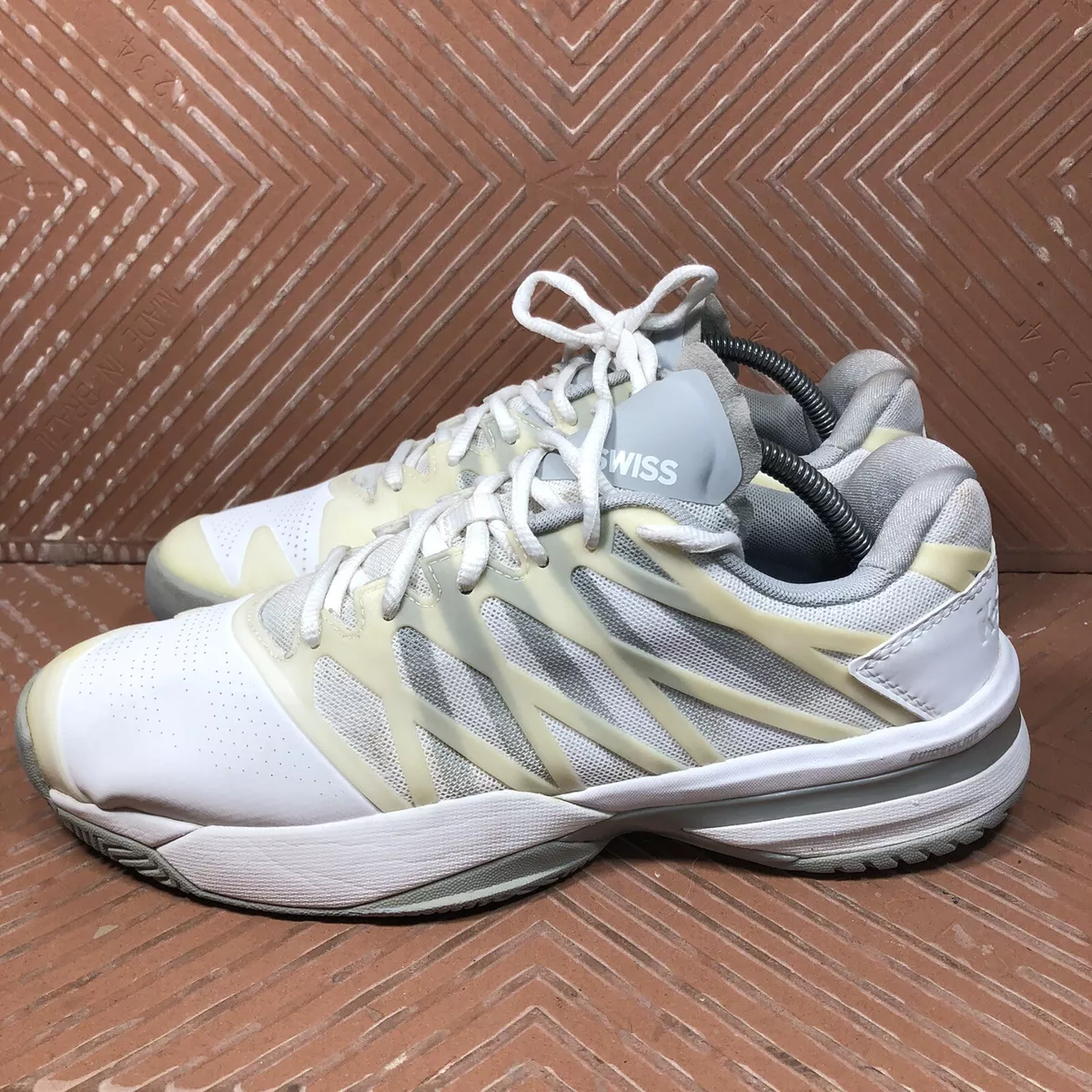 Renderen filter Dwaal K Swiss Ultrashot 2 White Yellow Gray Women's 11 Tennis Shoes Sneakers 95648 107 | eBay Renderen filter Dwaal K Swiss Ultrashot 2 White Yellow Gray Women's 11 Tennis Shoes Sneakers 95648 107 | eBay