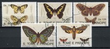 Sao Tomé et Principe 1992 Mi. 1385-1389 Oblitéré 100% Papillons