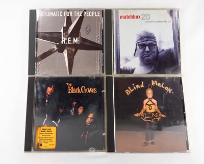 Rock Music CDs (Lot-4) REM Matchbox 20 Blind Melon The Black Crows Alternative
