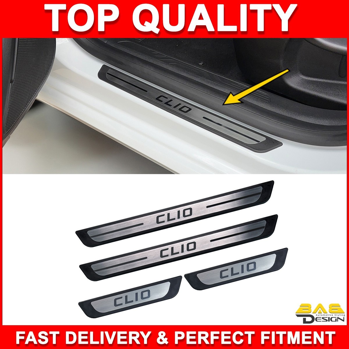 4 Stuks Rvs Auto Instaplijsten Protector Voor Renault Clio IV Grandtour 2016-2020, Auto Instaplijsten Sierstrips Buitendorpel Kick Platen Protector Bescherm Sierstrips,E 4 Stuks Rvs Auto Instaplijsten Protector Voor Renault Clio IV Grandtour 2016-2020, Auto Instaplijsten Sierstrips Buitendorpel Kick Platen Protector Bescherm Sierstrips,E