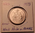 Photo of a 1973 Canada 50 Cents from an eBay listing that sold on Jun 29, 2026