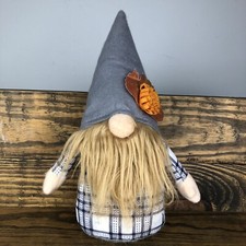 Perfect Harvest Gnome Sitter Gnome Decoration Decor Fall Leaf Read
